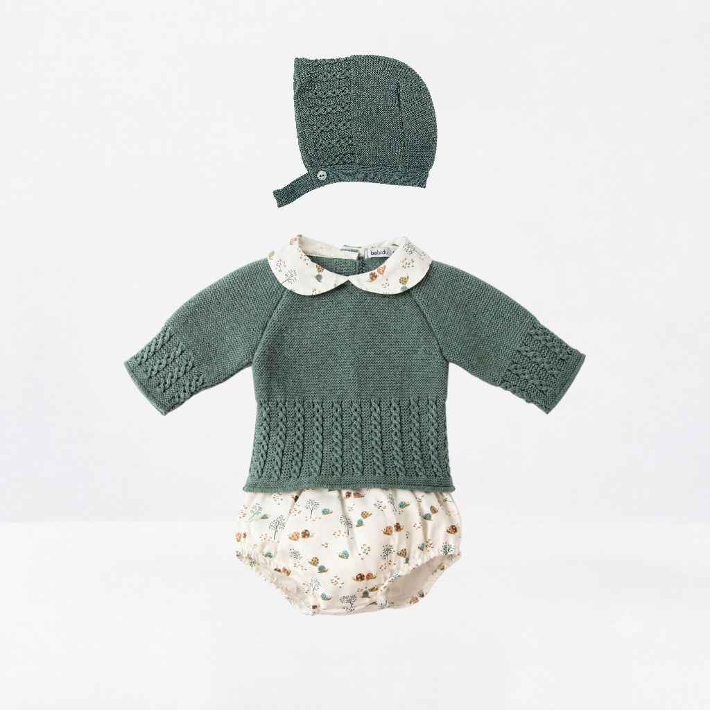 Completo con cuffia "Natura"