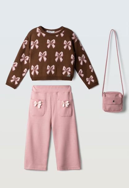 Completo fiocco chic