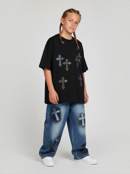 Denim Ghost Cross