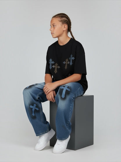 Denim Ghost Cross