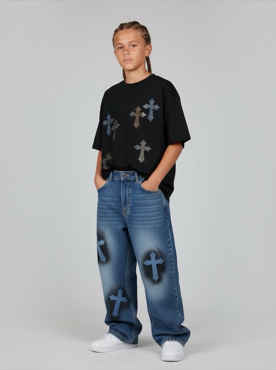 Denim Ghost Cross