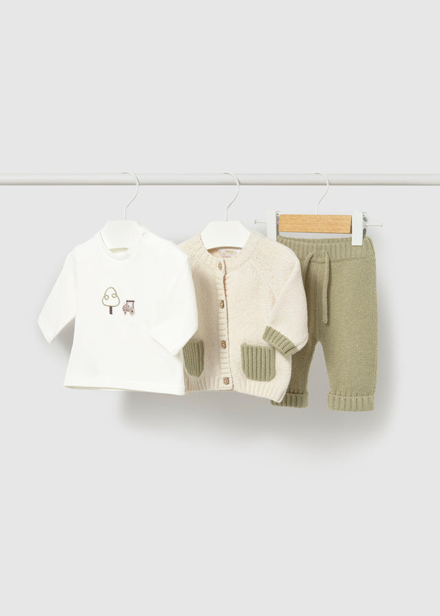 Completo 3 pezzi tricot