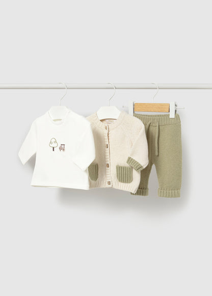 Completo 3 pezzi tricot