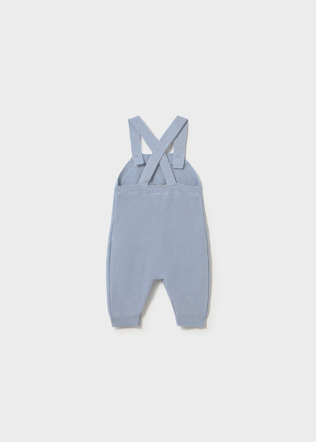 Completo salopette tricot